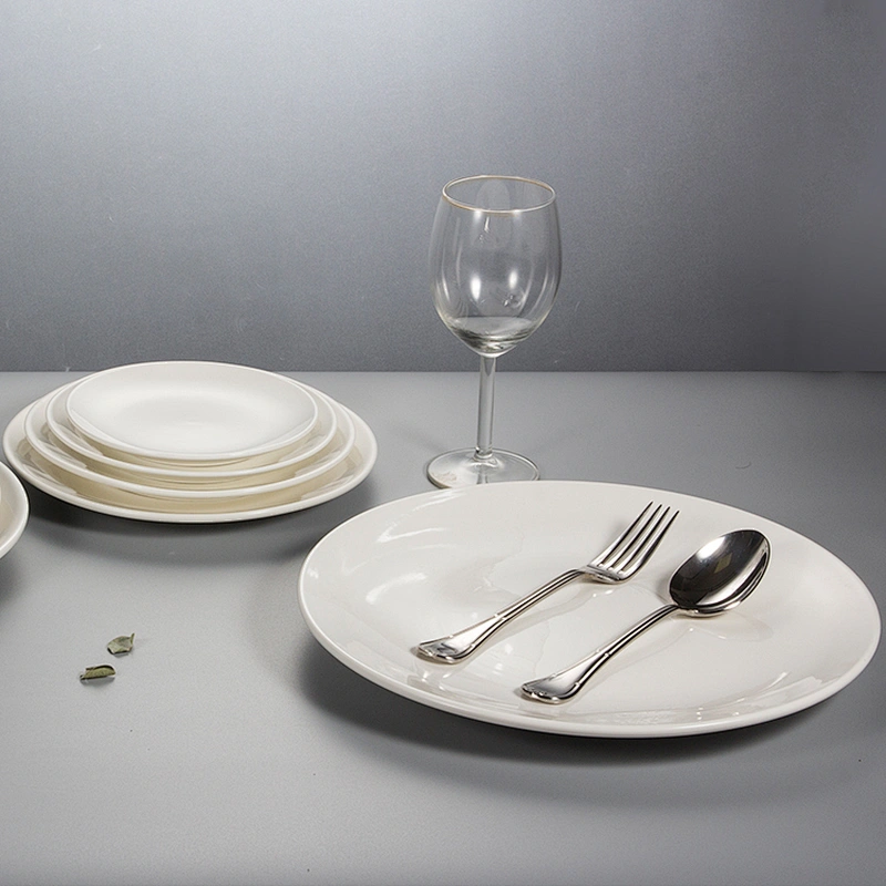 wholesale banquet buffet hall hotel porcelain ceramic dinner cup plate set