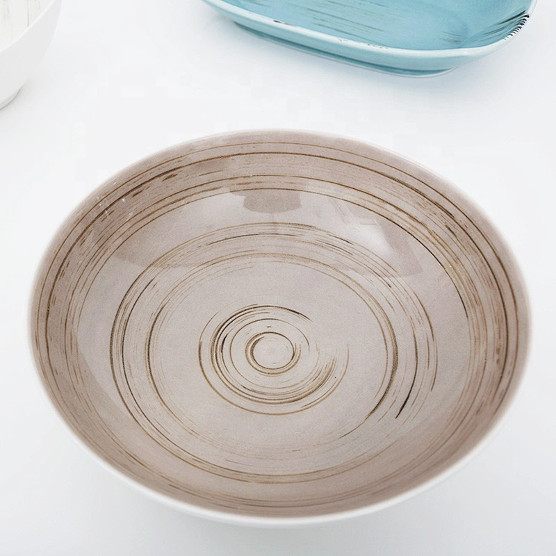 P&T Porcelain Royal Ware Ceramics Deep Plates Porcelain Soup Plates for Restaurant Using