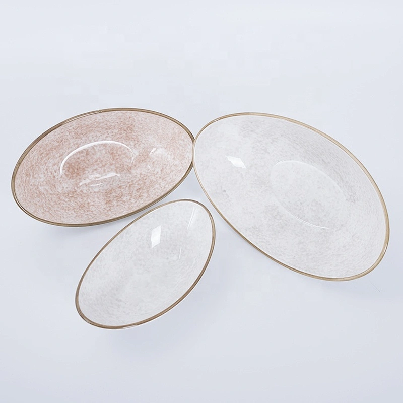 high quality personalized restaurant appetizer mixing porcelain ceramic oval bowl