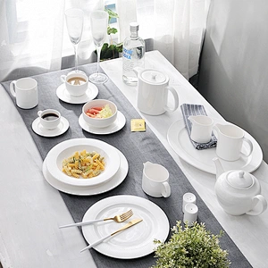 PITO China  Hotel Tableware Supplier White Soup Bowl for Restaurant Use