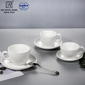 bulk stock custom logo wholesale white small restaurant ceramic espresso coffee cup