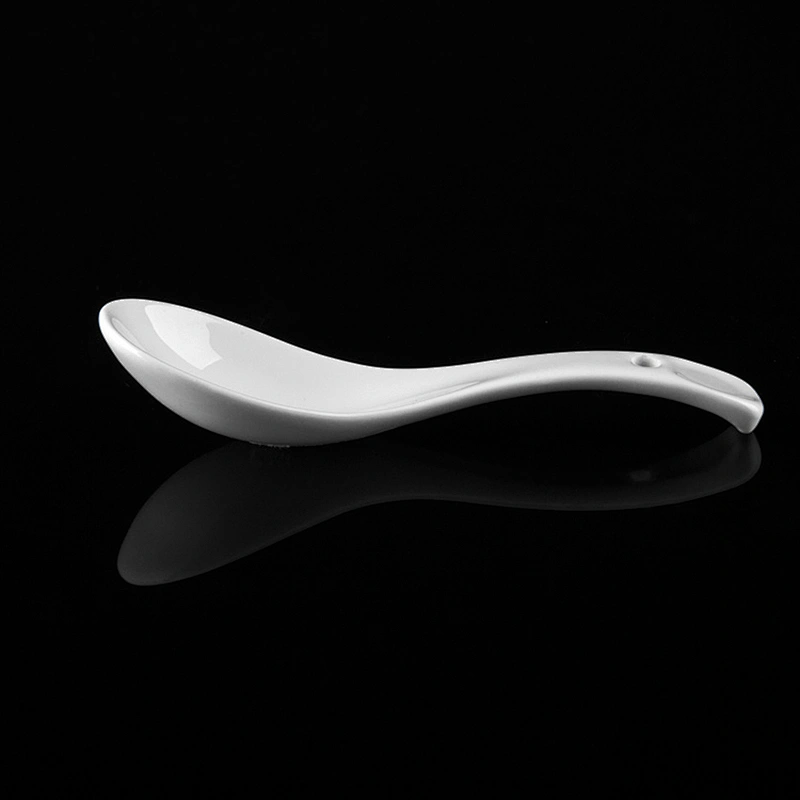 P&T Royal Ware White Ceramic Bone China Porcelain Spoon