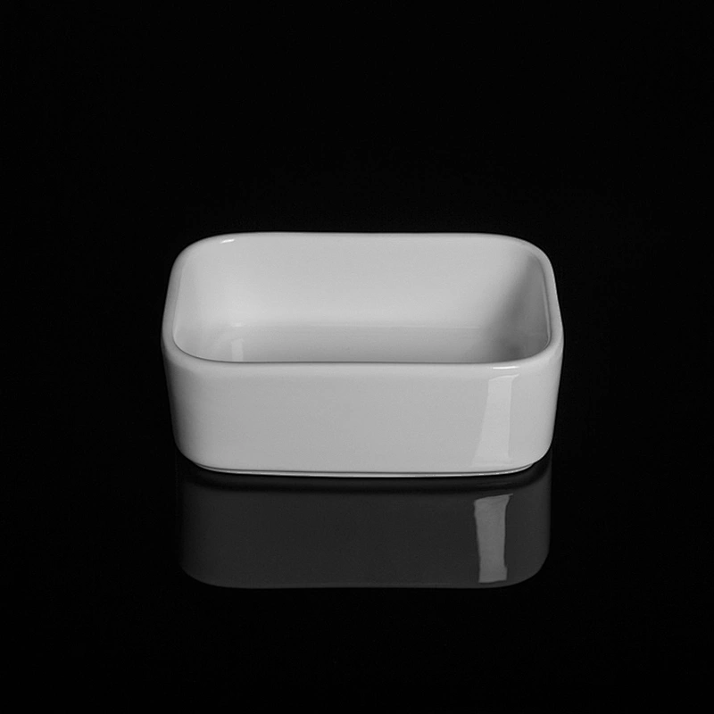 P&T Royal Ware White Porcelain Sugar Containers Customize Ceramic Sugar Packet Holders
