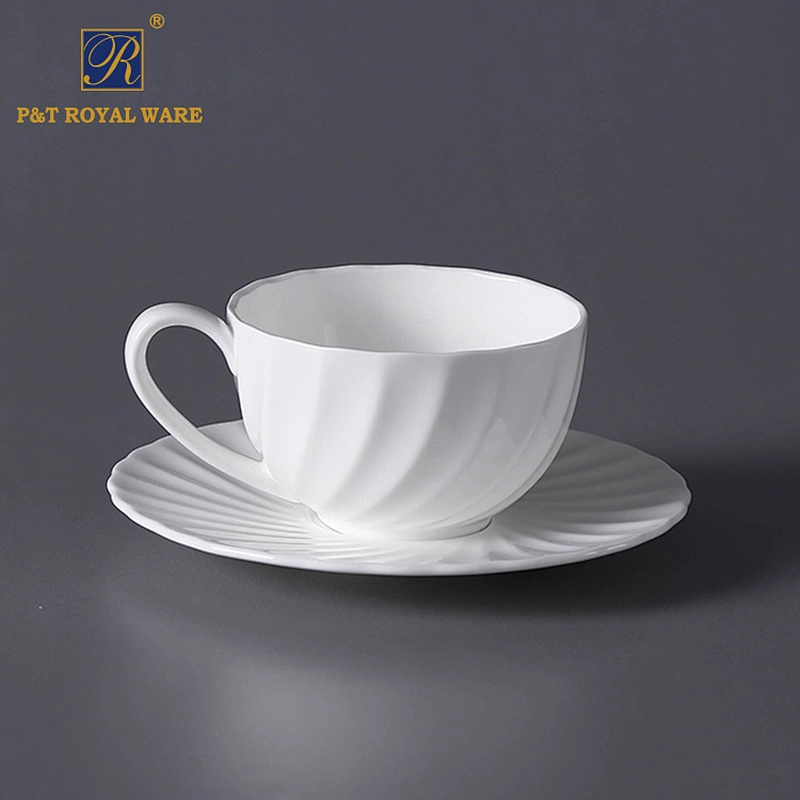 Round 10 Inch Bone China Teacup Saucer Plate