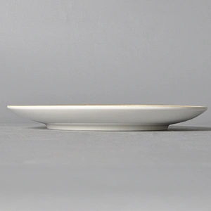 China Restaurant Crockery Ceramic Charge Plate, Chinaware Wedding Dinnerware Sets~