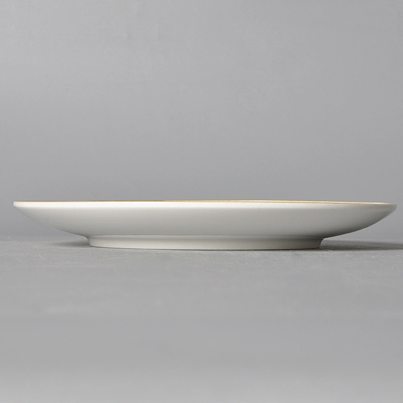 China Restaurant Crockery Ceramic Charge Plate, Chinaware Wedding Dinnerware Sets~