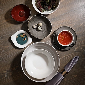 wholesale white soup cup and saucer ceramic porcelain soup cup  with handles