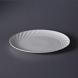 manufacturer wholesale luxury 10.5 inch round white restaurant porcelain ceramic dinner plate for wedding