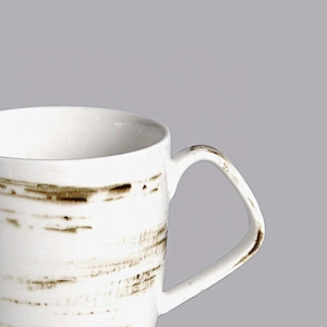 wholesale custom restaurant white blank porcelain ceramic milk coffee mug
