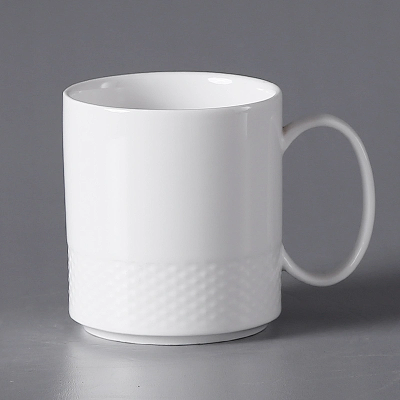 Chaozhou Porcelain Tea Set white Coffee Pot For Hotel Use