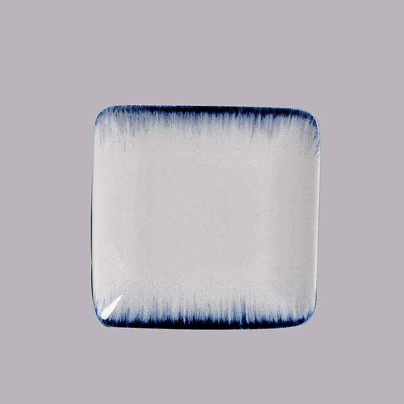 P&T Royal Ware Famous Brand On Glaze Blue, Chaozhou Good Quality In Stock Cracking Glaze Bowl, Nordic Plate~
