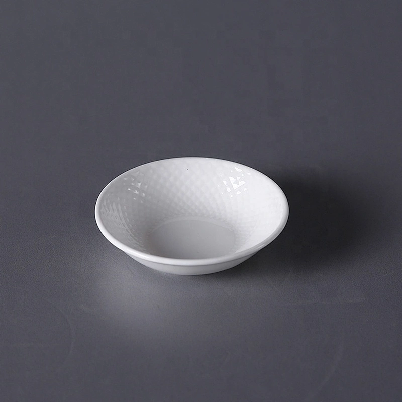 New Design diamond shape small ceramic/porcelain sauce dish