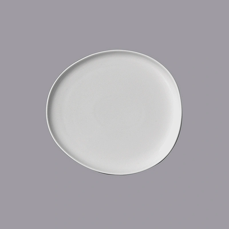 white oval modern restaurant plate set dishes plates ceramic dinner porcelain