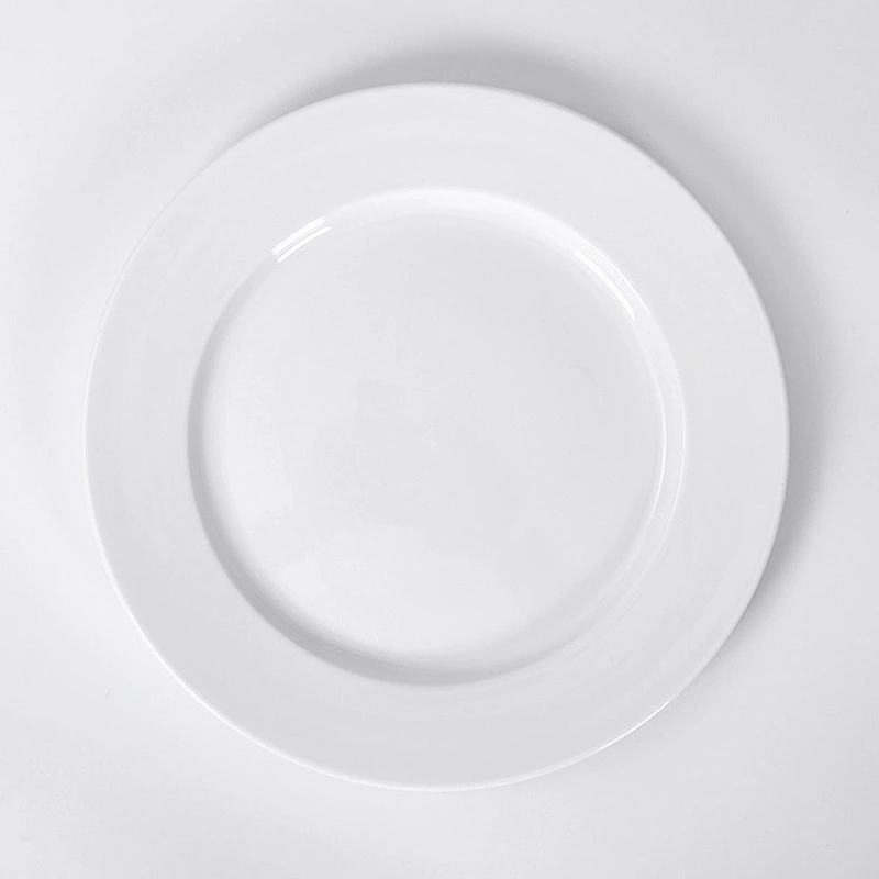 Guangzhou 20years Factory Wholesale White Dishes Plates Ceramic For Hotel
