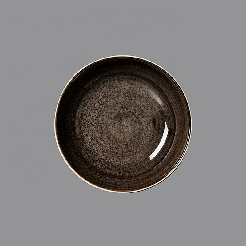 chaozhou japan dinnerware salad noodle serving ceramic bowls with feet