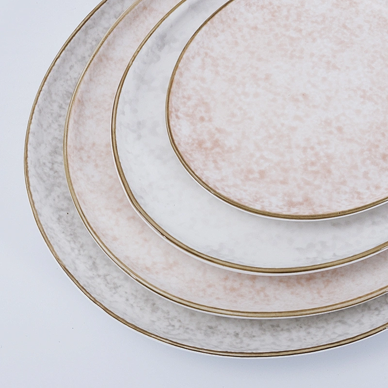 wholesale chinaware restaurant plate dining porcelain wedding ceramic charger plates