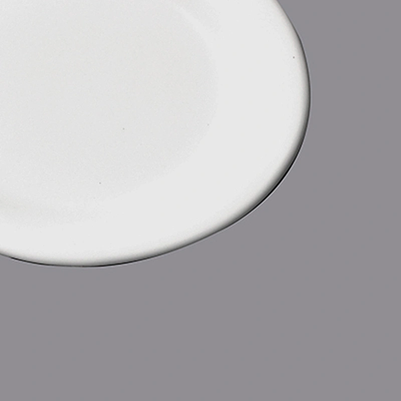wholesale glazed oval white hotel restaurant ceramic plates restaurant porcelain dinner set
