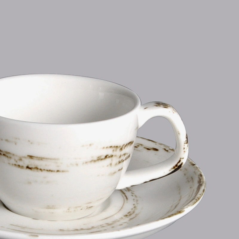 wholesale white porcelain ceramic type espresso coffee cups and saucer set