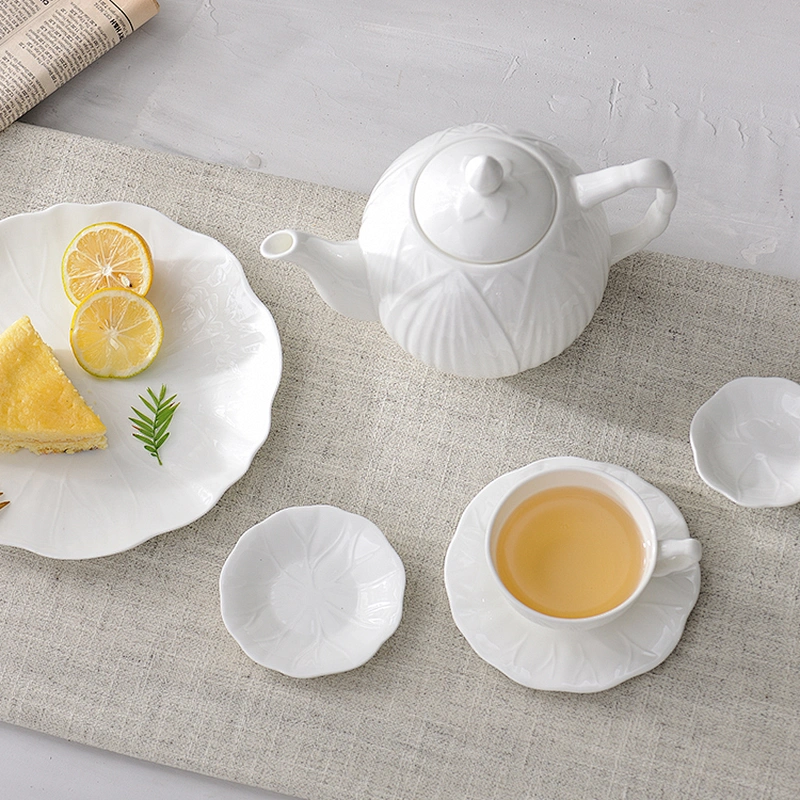 Wholesale Plain White Ceramic Porcelain Dinner Tableware Sets Royal Bone China Dinnerware Plates