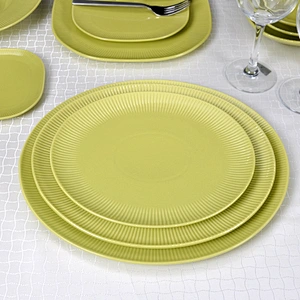 P&T Royal Ware Latest Design Porcelain Dinnerware Restaurant Flat Oval Fish Shape Dinner Plate