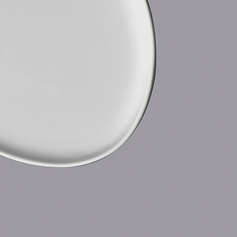 P&T Royal Ware white restaurant ceramic dinner dishes porcelain triangular plates