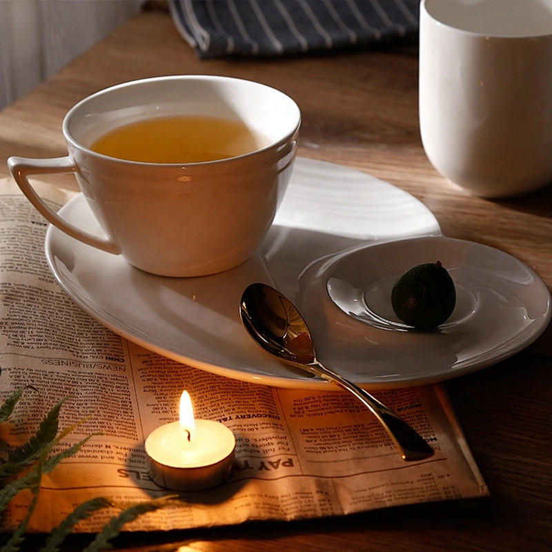 P&T Royal Ware wholesale custom bone china white ceramic tea cup manufacturer