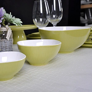 Factory Direct Wholesale Hotel and Restaurant Ceramic Porcelain Serving Bowls for Salad, Side Dishes, Soup