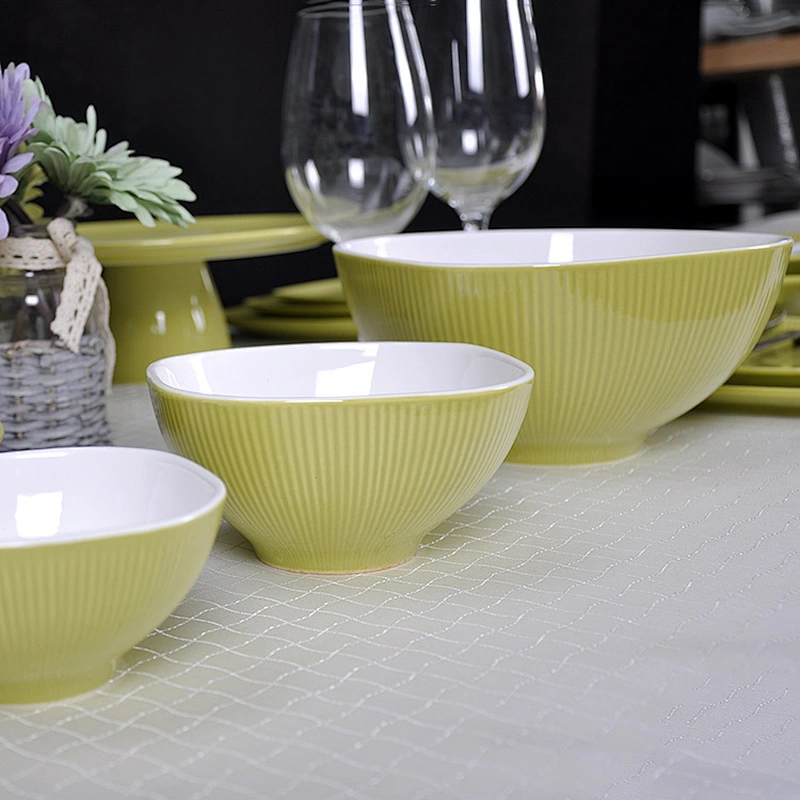 Factory Direct Wholesale Hotel and Restaurant Ceramic Porcelain Serving Bowls for Salad, Side Dishes, Soup