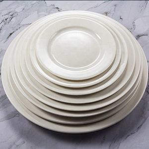 design cheap white breakfast banquet buffet hall hotel wedding restaurant dinner ceramic plate