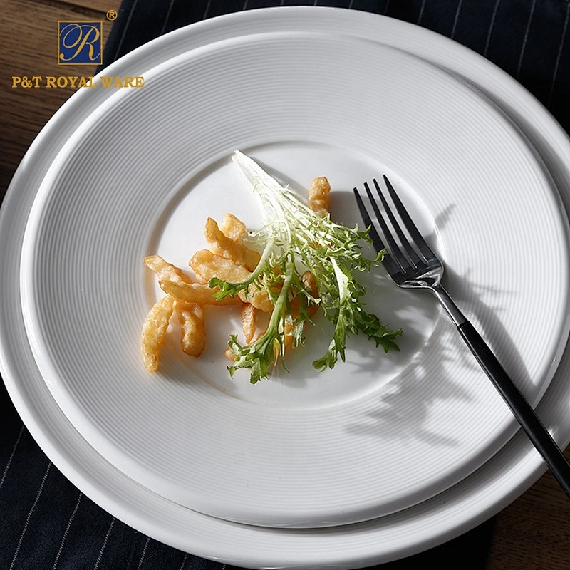 ceramic dinner plate set new style western modern hotel dinnerware porcelain dinner set