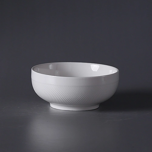 hot sale new style wholesale custom logo personalized white porcelain ceramic cereal bowl for restaurant