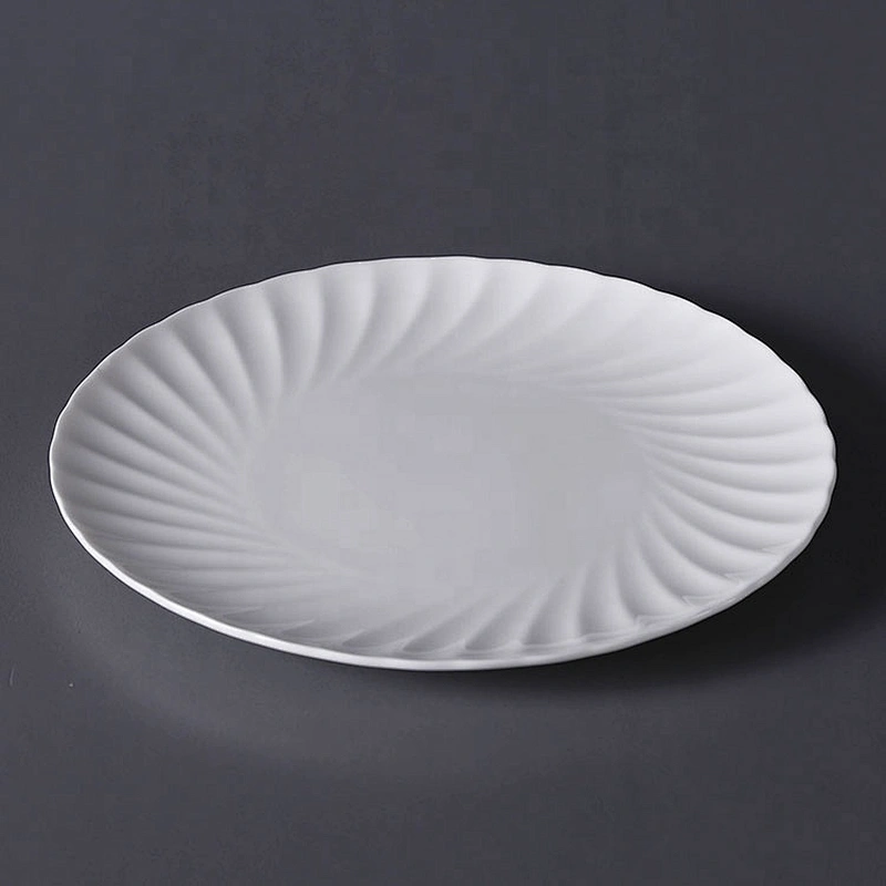 Nordic White Bone China Hotel Restaurant Tableware Dinner Plates Sets Dinnerware Ceramic