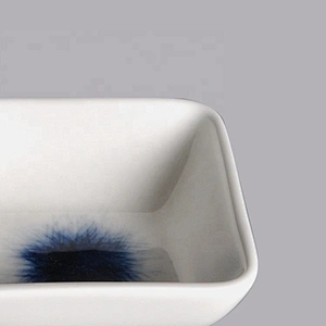 Wholesale Japanese style Square Ceramic Porcelain Tasting Bowl Dishes