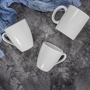 manufacturer custom personalized plain white ceramic coffee mug handle