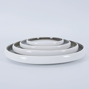 nordic luxury round wedding restaurant chinaware dinner porcelain ceramic dishes plates