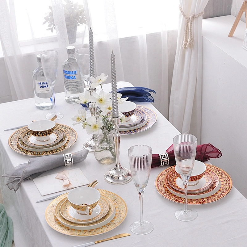 high quality ceramic dinner set new design porcelain dinnerware set
