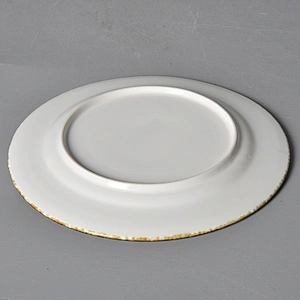 P&T 2020 New Design in Style  Smooth Glazed Hot Sale Wholesale Round Ceramic Restaurant Hotel Plates Dinner Plate