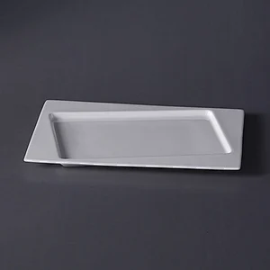Modern Square Restaurant Tableware Ceramic Kitchen Dinner Plates Sets Dinnerware