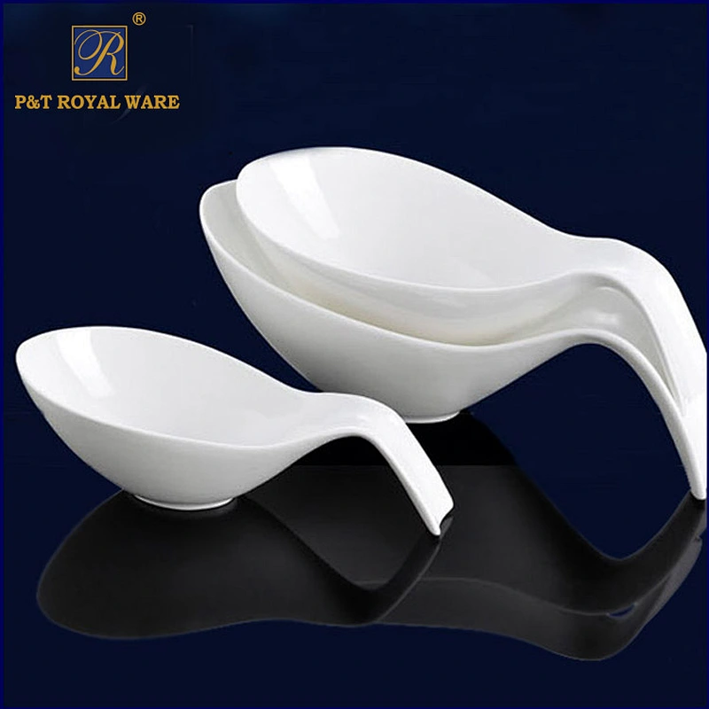 P&T Royal Ware porcelain 2 in 1 unique ceramic plate dinner ceramics white salad plates