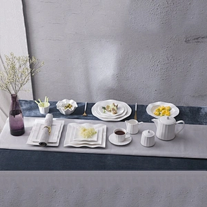 wholesale custom white bone china ceramic teapot with cup