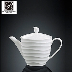 P&T porcelain factory porcelain coffee pot white ceramic tea pots