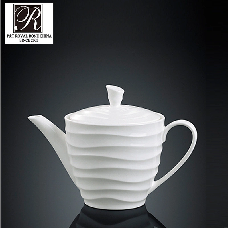 P&T porcelain factory porcelain coffee pot white ceramic tea pots