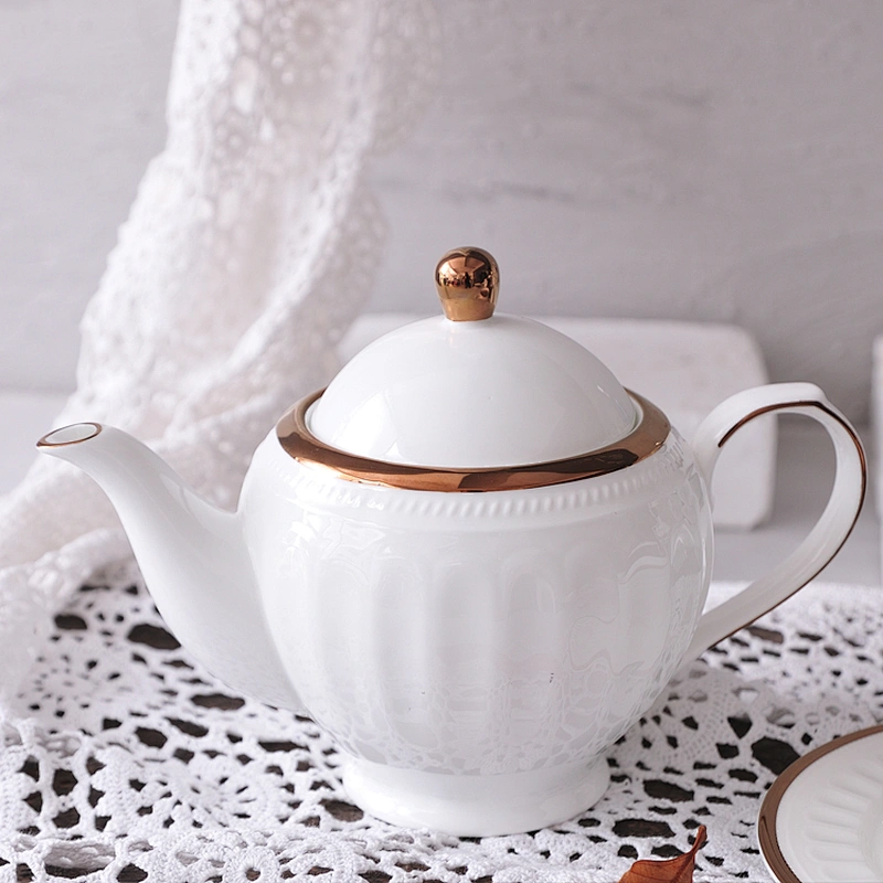 elegant luxury white round gold rim dinner plate sets bone china ceramic wedding dinner plate for 5 star hotel