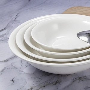 wholesale oem bulk nordic 6 inch microwave safe salad soup ceramic bowl