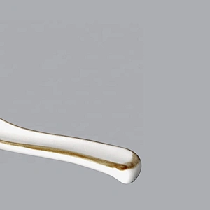 new design ceramic porcelain spoon for restaurant hotel
