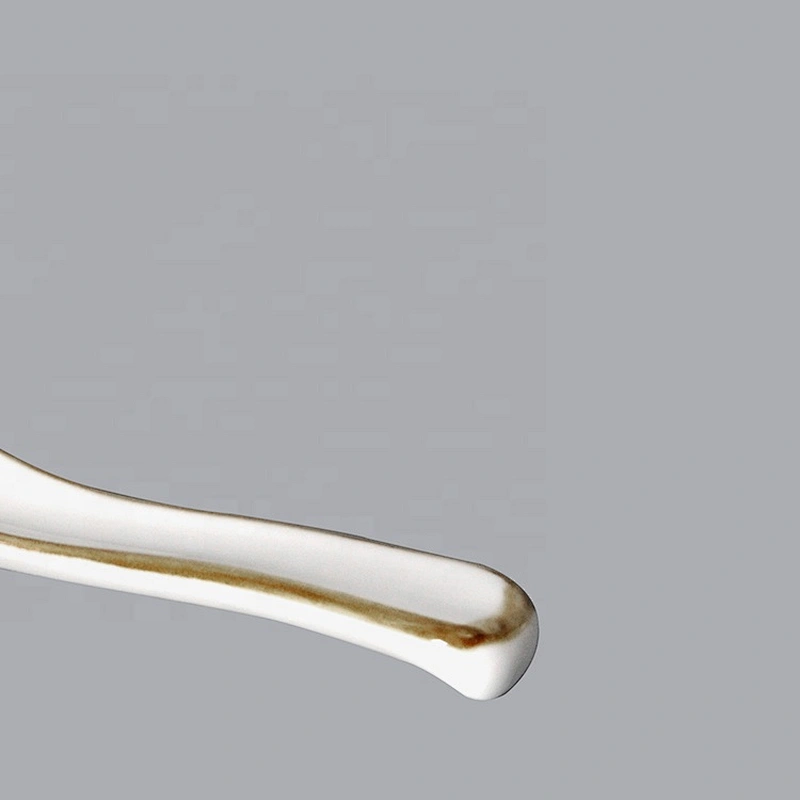 new design ceramic porcelain spoon for restaurant hotel