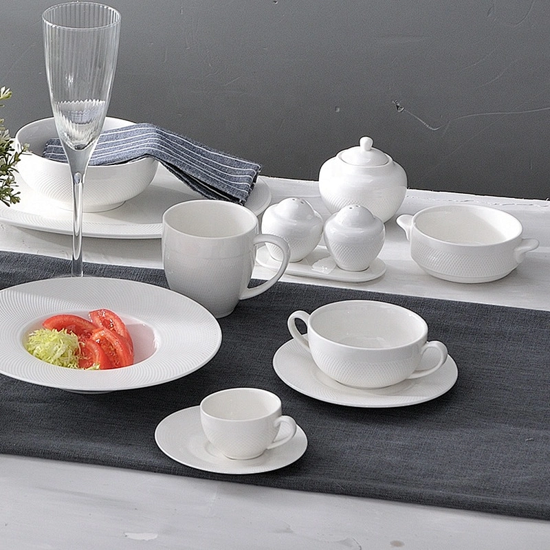 P&T Royal Ware wholesale white mini small ceramic  porcelain france ethiopian arabic coffee cups