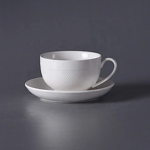 P&T Royal Ware wholesale white mini small ceramic  porcelain france ethiopian arabic coffee cups
