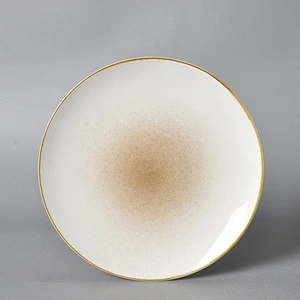 Wholesale Wedding Banquet Hall Event Green Wind Sand Range Plates Sets, Plate and Dish Sets/