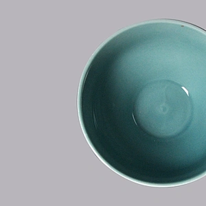 small japanese Nordic blue round porcelain restaurant salad curry ceramic soup bowls